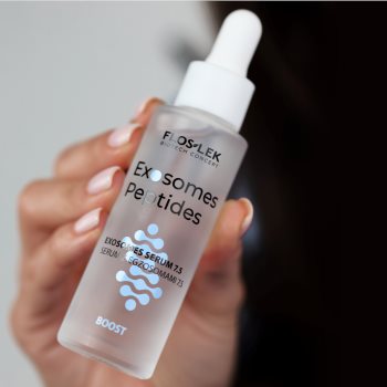 FlosLek Laboratorium Exosomes Peptides Face Serum Firming And Revitalising Boost ser revitalizant pentru ten matur - imagine 3